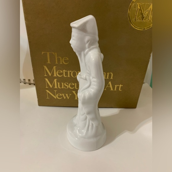 Vintage Metropolitan Museum of Art Chinese Sage Lu Dongbin Figurine With Box - Picture 4 of 6